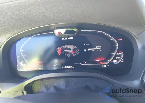 2024 BMW X3 M z USA, uszkodzony, nr VIN 5YM13EC08R9X47074